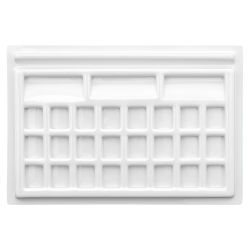 Plastic palette for watercolors 15x22.5cm 27 chambers - sklep plastycz