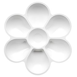 Paleta plastikowa kwiatek 18cm 7 komór - sklep plastyczny - szał dla p