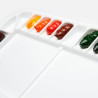 Mijello Fusion 18 plastic pallet with blue gasket- szal art - sklep pl