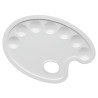 Paleta plastikowa owalna mała 16,5x23,5cm - sklep plastyczny - szał dl