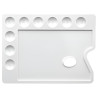 Plastic rectangular pallet 22x30cm 9 chambers