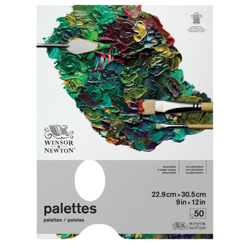 Winsor & Newton paper pallet in block A4 50 sheets
