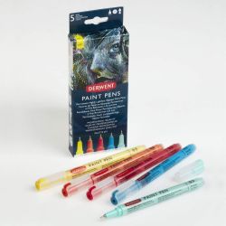 Set of 5 pens Derwent paint pen SET 1