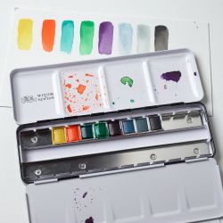 Winsor&Newton watercolor professional revival collection 8 półkostek