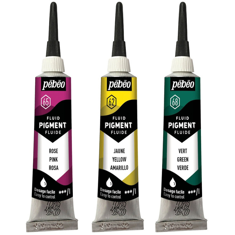 Pebeo fluid pigment w płynie 20 ml - sklep plastyczny - szał dla plast