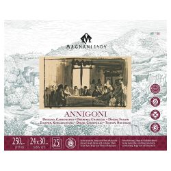 Magnani 1404 annigoni blok do rysunku 24x30cm 25 arkuszy 250g
