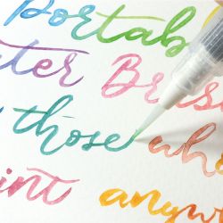 Kuretake brush2o long meso small tip pusty pisak pędzelkowy