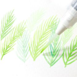 Kuretake brush2o long meso large tip blank brush pen