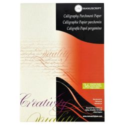 Manuscript calligraphy blok z papierem pergaminowym A4 - Sklep plastyc