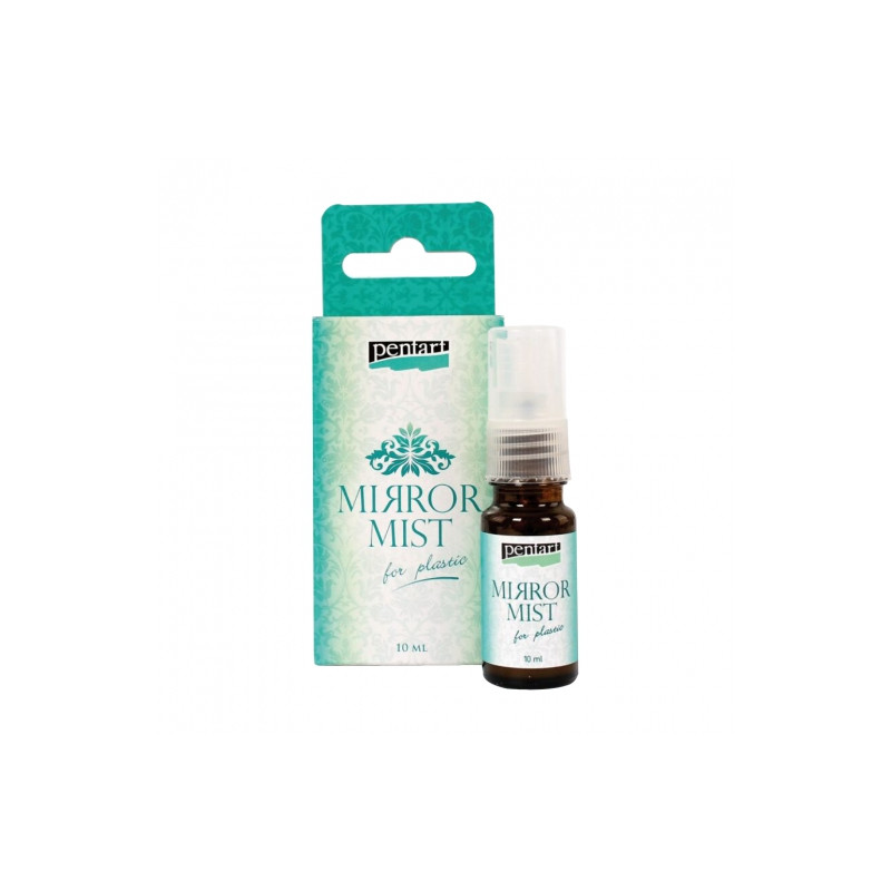 Pentart mirror mist do plastiku efekt lustra 10ml - sklep plastyczny -