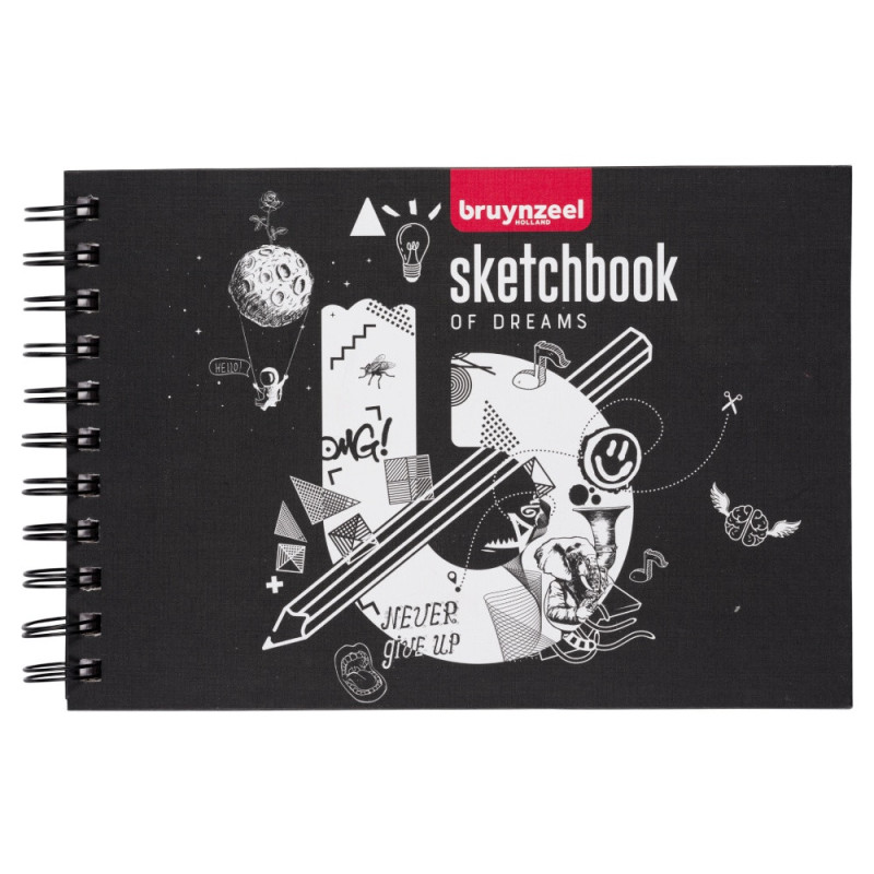 Bruynzeel Sketchbook of Dreams sketchbook 14.7x19.5cm 80ark on spiral