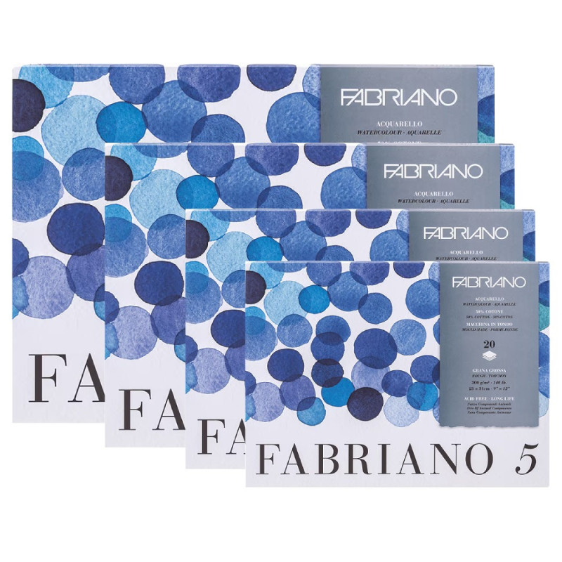 Blok Fabriano 5 gruboziarnisty 300g 20ark - szaldlaplastykow.pl