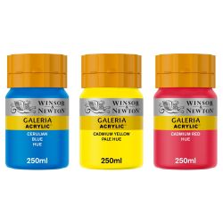 Winsor&amp;Newton gallery acrylic paints in tubes 250ml
