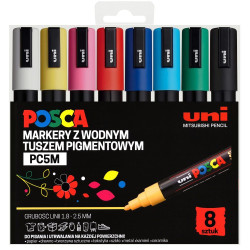 Uni Posca pc-5m set of 8 pens