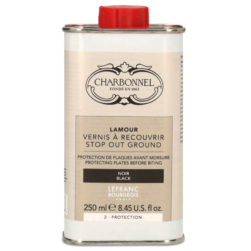 Lamour Black Covering Varnish - Charbonnel - 250 ML