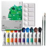Winsor&amp;Newton winton set of 10 oil paints 12ml with accessories