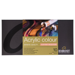 Rembrandt portrait set of 10 acrylic paints 40ml