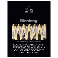 Speedball bienfang 207 calligraphy parchment paper 21.6x27.9cm 50