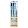 Da Vinci casaneo s.5598 set of 3 brushes with wooden stand