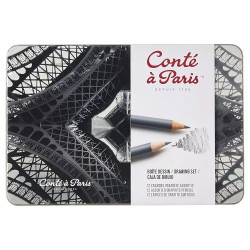 Conte a Paris drawing set of 12 pencils