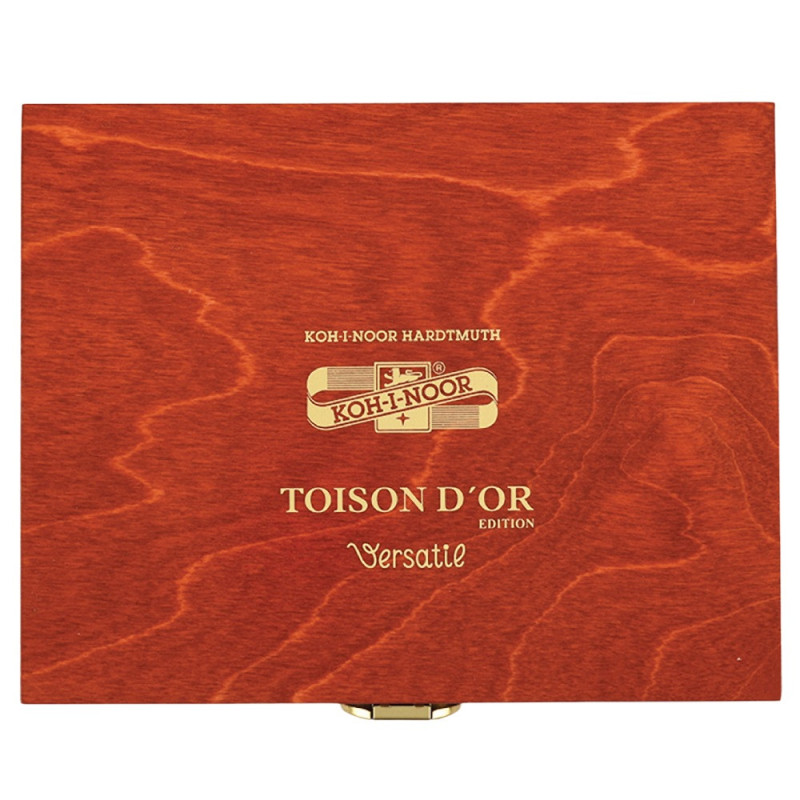 Koh-i-noor toison d`or set of 20 mechanical pencils in wood case