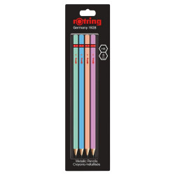Rotring metallic pencil wpc hb blister 4 pieces