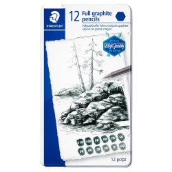 Staedtler mars lumograph full graphite set of 12 pencils