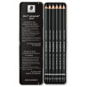 Staedtler set of 6 Mars Lumograph black pencils