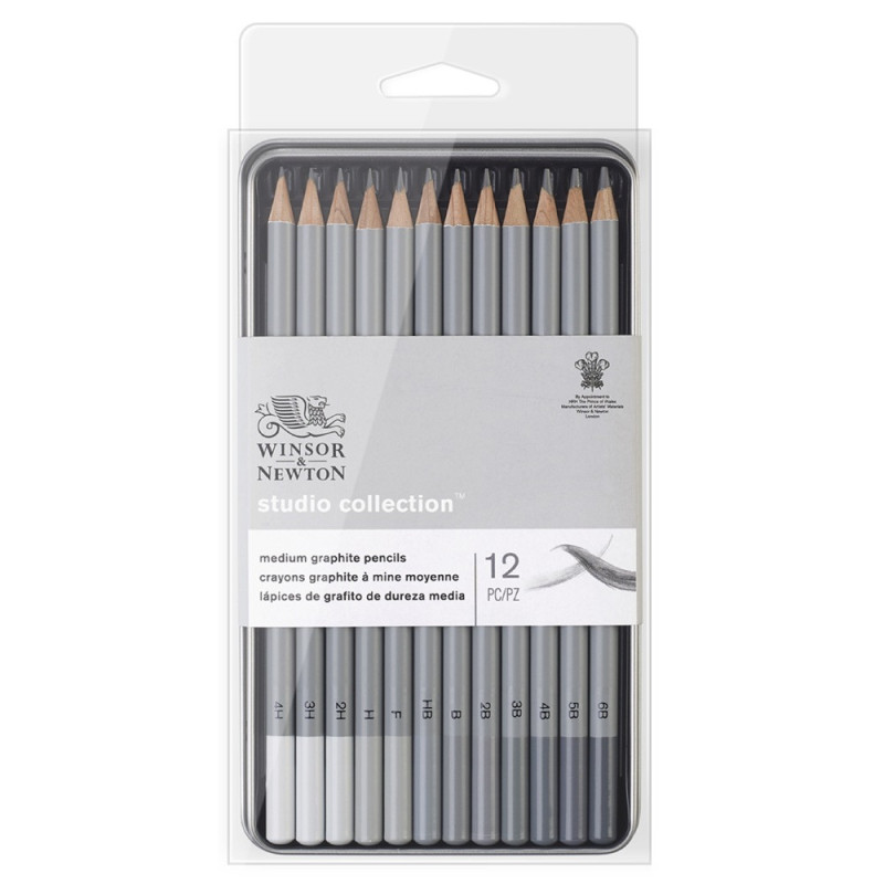 Winsor&amp;Newton studio collection set of 12 graphite pencils