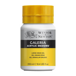 WINSOR&NEWTON GALERIA ACRYLIC MEDIUMS LARGE GRAIN GEL 250ml