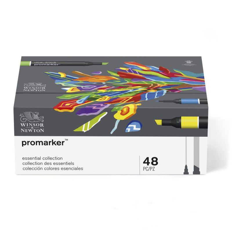 Winsor&amp;Newton promarker essential collection 48 colors Frenzy for Plasty