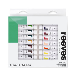 Reeves acrylic paint set 18x12ml