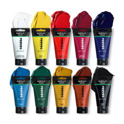 Reeves acrylic paint set 10x75ml