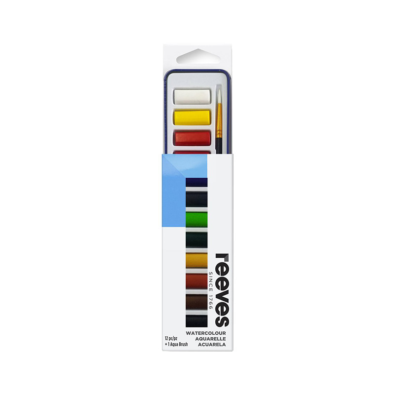 Reeves set of 12 watercolor cubes