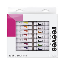 Reeves Zestaw Gwaszy 18x12ml
