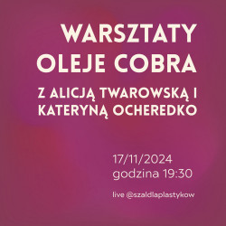 Materials for Water-based Oil Workshop with Alicja Twarowska and Kateryna Ocheredko 17/11/2024