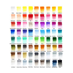 Winsor&Newton studio collection zestaw 72 kredek akwarelowych