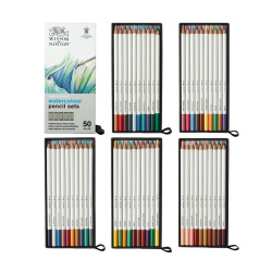 Winsor&Newton studio collection watercolor zestaw 50 kredek akwarelowych