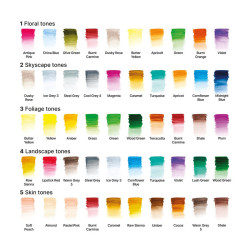 Winsor&Newton studio collection watercolor zestaw 50 kredek akwarelowych