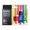 Liquitex Basics Zestaw Farb Akrylowych Fluorescents 6x22ml