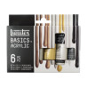 Liquitex basics zestaw farb akrylowych Metallics & Iridescents 6x22ml