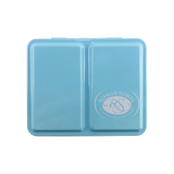 Szmal Metal Mini Cassette for 12 Half-Cubes Blue