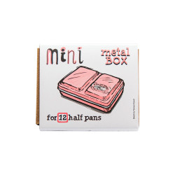 Szmal Metalowa Kaseta Mini na 12 półkostek Pink
