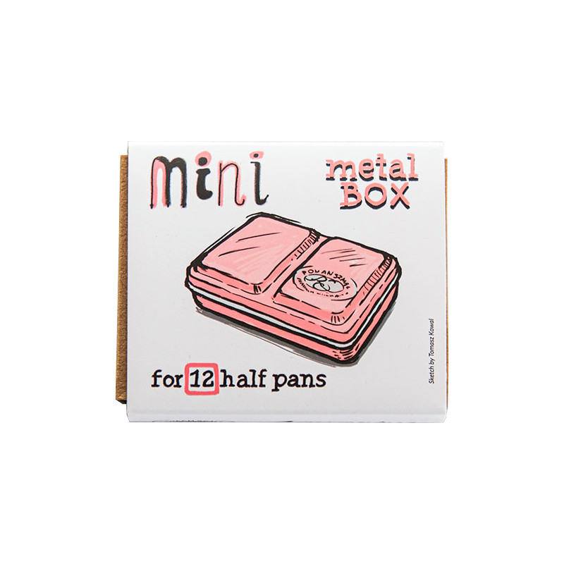 Szmal Metalowa Kaseta Mini na 12 półkostek Pink