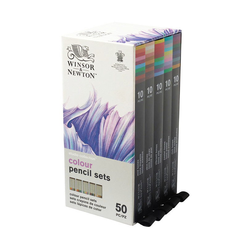Winsor&Newton studio collection colour set of 50 crayons