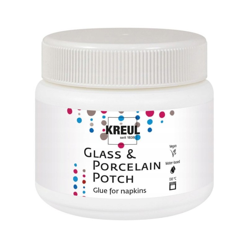 Kreul glass&porcelain potch 150ml klej do serwetek