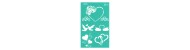 Template Rosa Talent 13x20cm