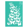 Rosa talent A4 self-adhesive stencil