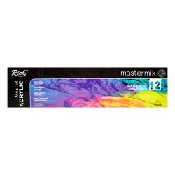 Rich master acrylic mastermix zestaw farb akrylowych 12x60ml