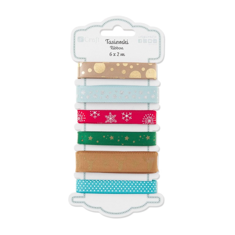 DP Craft lovable christmas zestaw tasiemek 6 x 2m